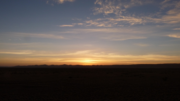 Sunset &uuml;ber Sossusvlei